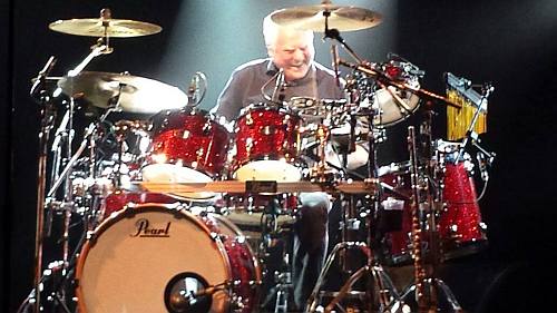 Golden Earring drummer Cesar Zuiderwijk March 21, 2015 Rotterdam - Oude Luxor
